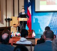 El Superintendente Eric Parrado en el Seminario de Inclusión Financiera.