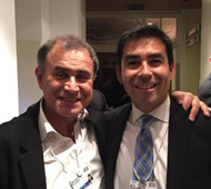 El Superintendente Eric Parrado con el destacado Economista Nouriel Roubini