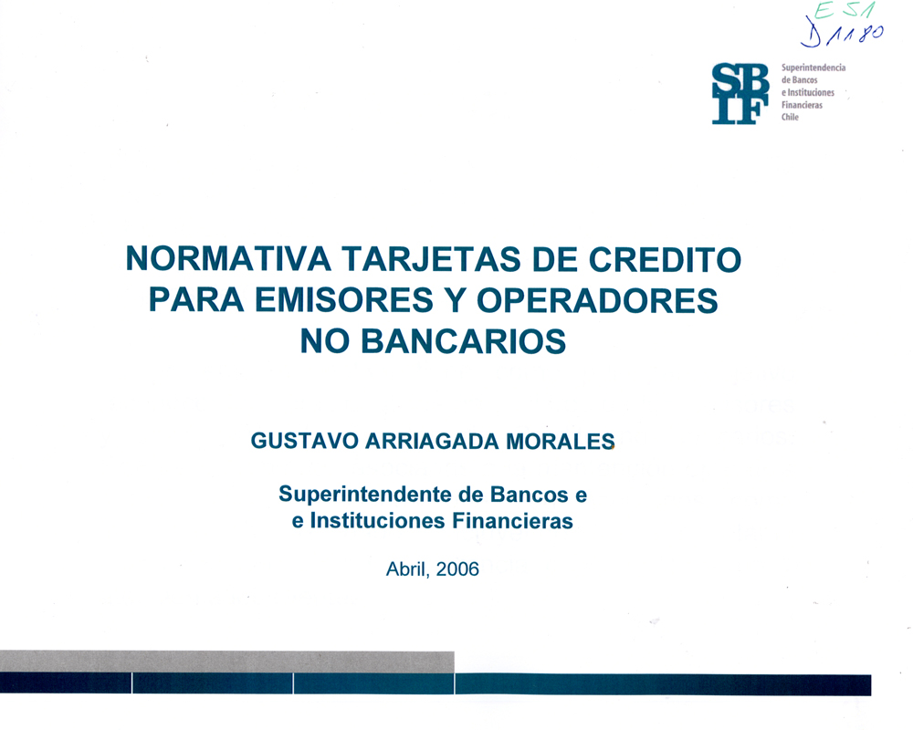 Imagen de la cubierta de Normativa tarjetas de cr&eacute;dito para emisores y operadores no bancarios