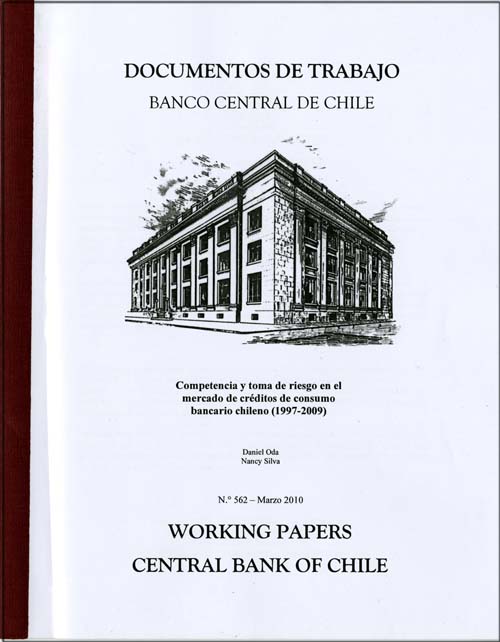 Imagen de la cubierta de Competencia y toma de riesgo en el mercado de cr&eacute;ditos de consumo bancario chileno (1997-2009)