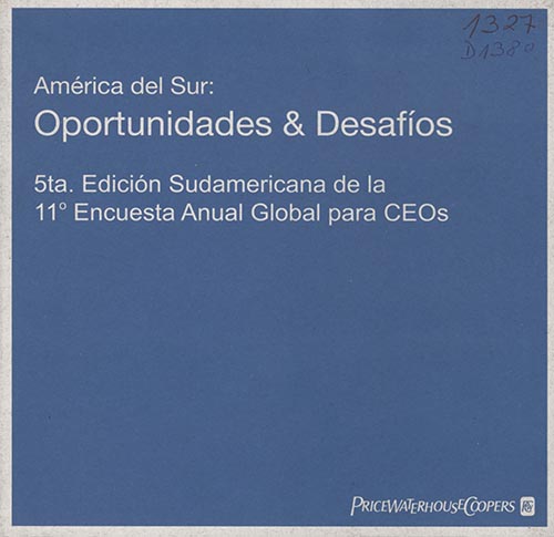 Imagen de la cubierta de Am&eacute;rica del Sur: Oportunidades & desaf&iacute;os