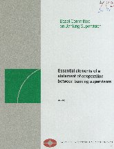Imagen de la cubierta de Essential elements of a statement of cooperation between banking supervisors.