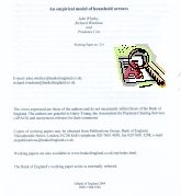 Imagen de la cubierta de An empirical model of household arrears.