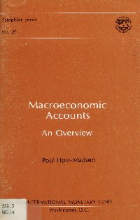 Imagen de la cubierta de Macroeconomic accounts.