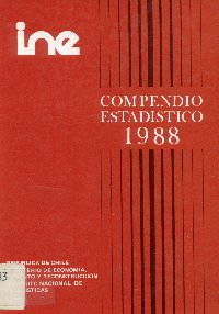 Imagen de la cubierta de Compendio estad&iacute;stico. 1988