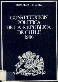 Imagen de la cubierta de Constituci&oacute;n pol&iacute;tica de la Rep&uacute;blica de Chile