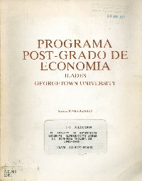 Imagen de la cubierta de El impacto de escenarios externos alternativos sobre la econom&iacute;a chilena en 1988-1989