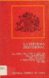 Imagen de la cubierta de La reforma previsional.