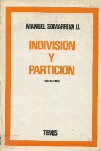 Imagen de la cubierta de Indivisi&oacute;n y partici&oacute;n