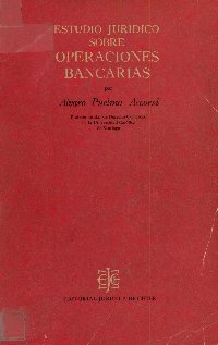 Imagen de la cubierta de Estudio jur&iacute;dico sobre operaciones bancarias