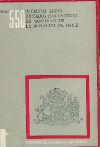 Imagen de la cubierta de 501 al 550. Decretos leyes dictados por la Junta de Gobierno de la Rep&uacute;blica de Chile
