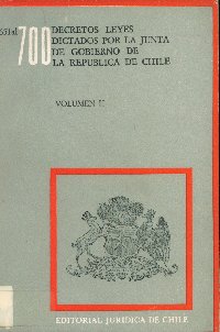 Imagen de la cubierta de 651 al 700. Decretos leyes dictados por la Junta de Gobierno de la Rep&uacute;blica de Chile