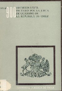 Imagen de la cubierta de 851 al 900. Decretos leyes dictados por la Junta de Gobierno de la Rep&uacute;blica de Chile