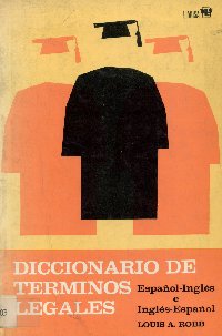 Imagen de la cubierta de Diccionario de t&eacute;rminos legales.