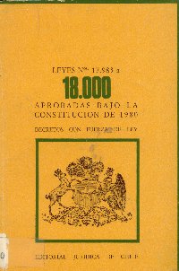 Imagen de la cubierta de Leyes N*17.983 a la 18.000. Aprobadas bajo la constituci&oacute;n de 1980