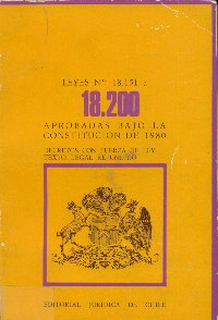 Imagen de la cubierta de Leyes N&ordm; 18.151 a la 18.200. Aprobadas bajo la constituci&oacute;n de 1980