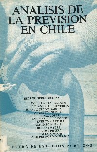 Imagen de la cubierta de An&aacute;lisis de la previs&oacute;n en Chile