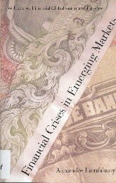 Imagen de la cubierta de Financial crises in emerging markets: