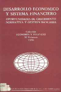Imagen de la cubierta de Desarrollo econ&oacute;mico y sistema financiero.