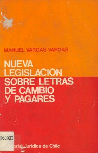 Imagen de la cubierta de Nueva legislaci&oacute;n sobre letras de cambio y pagares