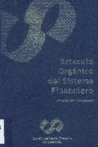 Imagen de la cubierta de Estatuto org&aacute;nico del sistema financiero.