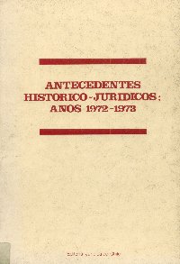 Imagen de la cubierta de Antecedentes historico-jur&iacute;dicos: