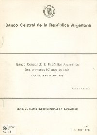 Imagen de la cubierta de Banco Central de la Rep&uacute;blica Argentina: