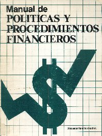 Imagen de la cubierta de Manual de pol&iacute;ticas y procedimientos financieros