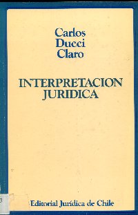 Imagen de la cubierta de Interpretacion jur&iacute;dica.