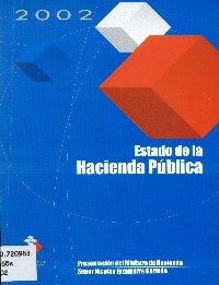 Imagen de la cubierta de Exposici&oacute;n sobre el estado de la hacienda p&uacute;blica.