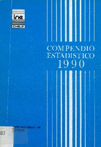 Imagen de la cubierta de Compendio estad&iacute;stico. 1990