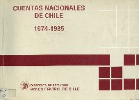 Imagen de la cubierta de Cuentas nacionales de Chile.
