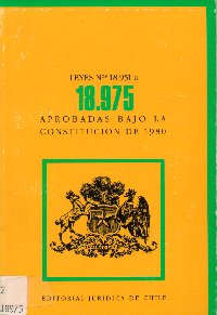 Imagen de la cubierta de Leyes N&ordm; 18.951 a 18.975, aprobadas bajo la constituci&oacute;n de 1980