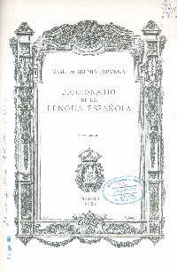 Imagen de la cubierta de Diccionario de la lengua espa&ntilde;ola