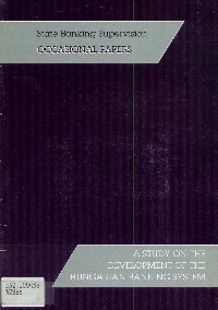 Imagen de la cubierta de A study on the development of the Hungarian banking system