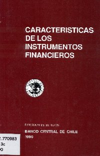 Imagen de la cubierta de Caracter&iacute;sticas de los instrumentos financieros