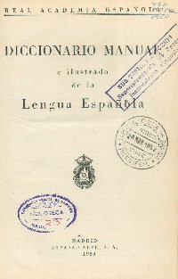 Imagen de la cubierta de Diccionario manual e ilustrado de la lengua espa&ntilde;ola