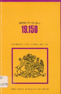 Imagen de la cubierta de Leyes N&ordm; 19.126-19.150.