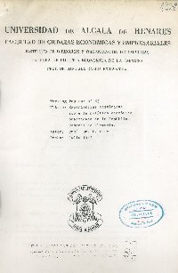 Imagen de la cubierta de Experiencias hist&oacute;ricas sobre la pol&iacute;tica econ&oacute;mica practicada en la Rep&uacute;blica Federal de Alemania