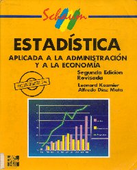 Imagen de la cubierta de Estad&iacute;stica aplicada a la administraci&oacute;n y a la econom&iacute;a