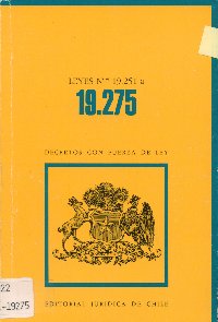 Imagen de la cubierta de Leyes N&ordm; 19.251 a 19.275