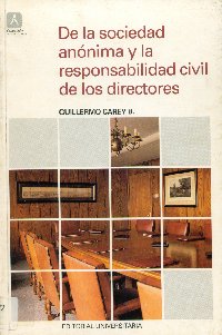 Imagen de la cubierta de De la sociedad an&oacute;nima y la responsabilidad civil de los directores.