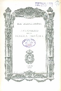 Imagen de la cubierta de Diccionario de la lengua espa&ntilde;ola