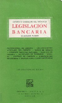Imagen de la cubierta de Legislaci&oacute;n Bancaria.