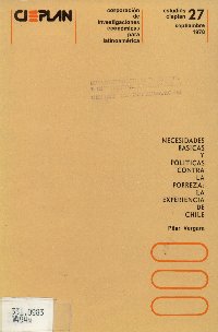 Imagen de la cubierta de Necesidades b&aacute;sicas y pol&iacute;ticas contra la pobreza: