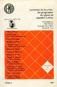 Imagen de la cubierta de Lecciones de la crisis: los programas de ajuste en Am&eacute;rica Latina