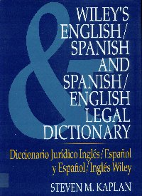 Imagen de la cubierta de Diccionario jur&iacute;dico ingl&eacute;s-espa&ntilde;ol y espa&ntilde;ol-ingl&eacute;s Willey