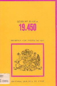 Imagen de la cubierta de Leyes N&ordm; 19.426 a 19.450
