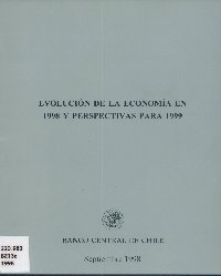 Imagen de la cubierta de Evoluci&oacute;n de la econom&iacute;a en 1998 y perspectivas para 1999