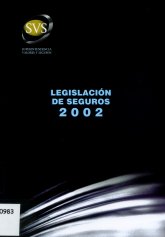 Imagen de la cubierta de Legislaci&oacute;n de seguros